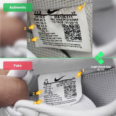 how do i know if nike shoes are fake|check nike authenticity.